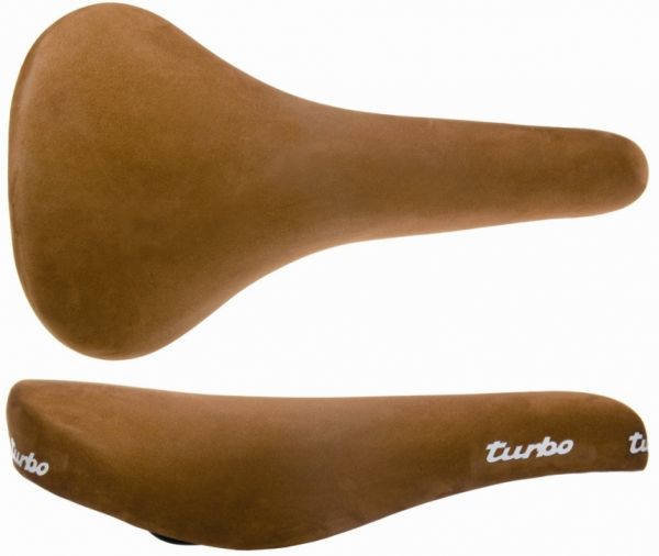 Selle Italia Turbo 1980 Microfaser Sattel - Braun