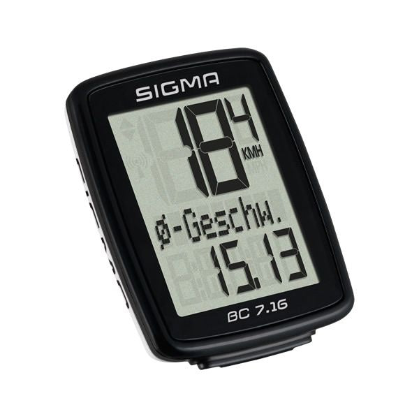 Sigma Sport Fahrradcomputer Topline BC 7.16 ATS -kabellos-