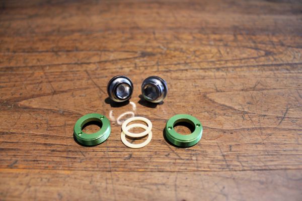 SM-Parts Kurbelabdeckschrauben flach Aluminium