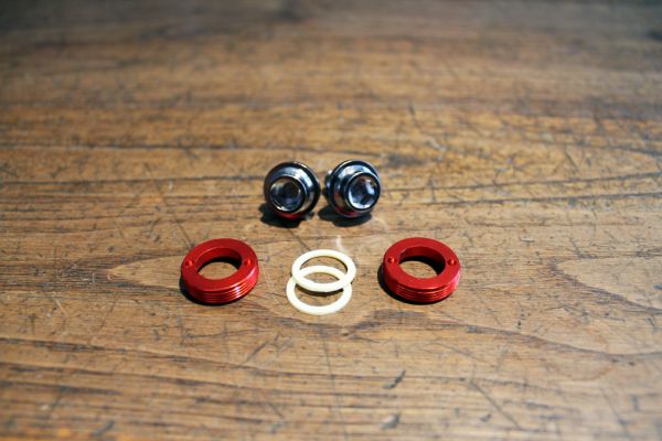 SM-Parts Kurbelabdeckschrauben flach Aluminium