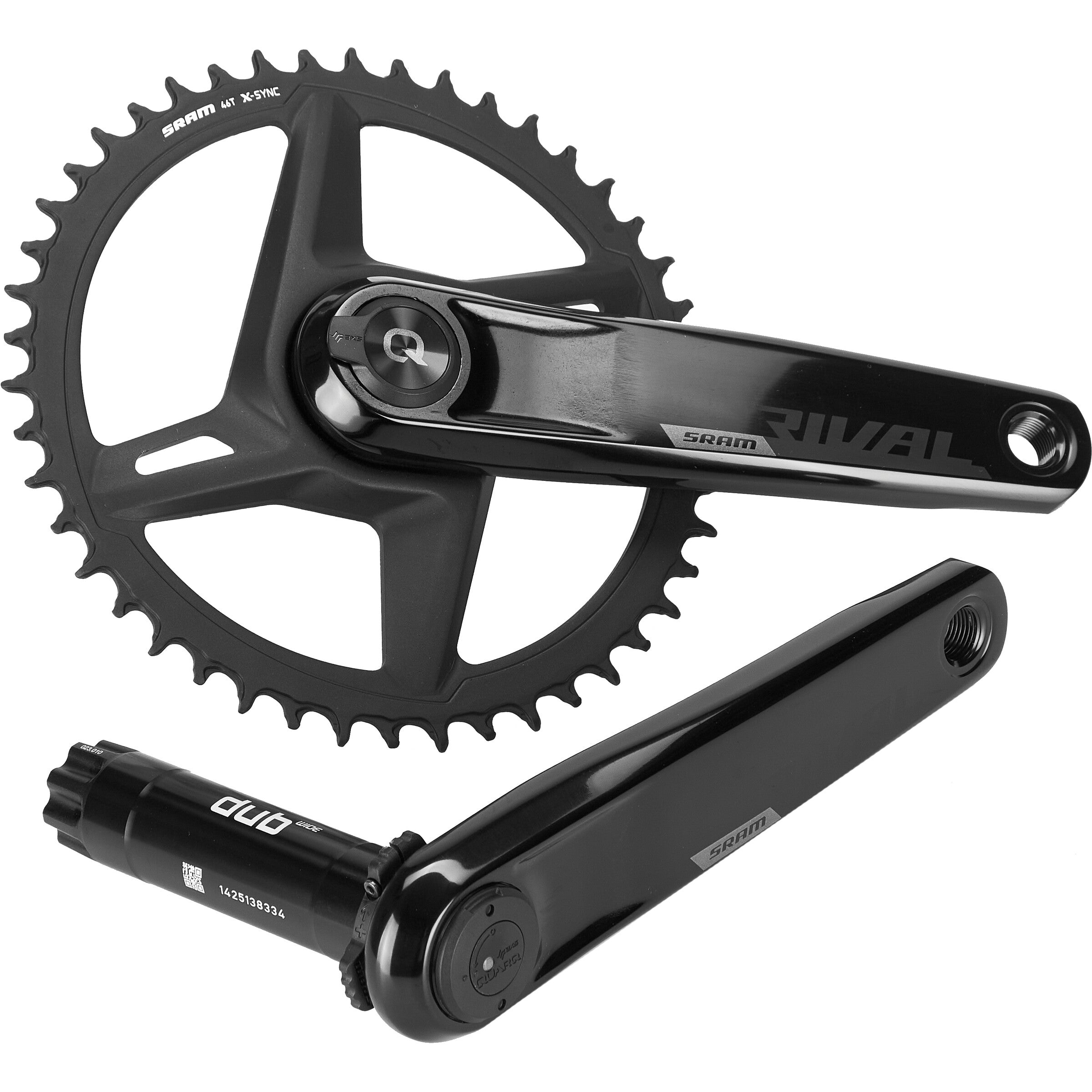 SRAM Rival1 QUARQ AXS Kurbelgarnitur WIDE 40T - DUB