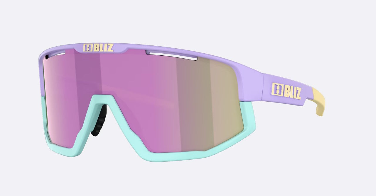 BLIZ Fusion S - Pastel purple/yellow logo