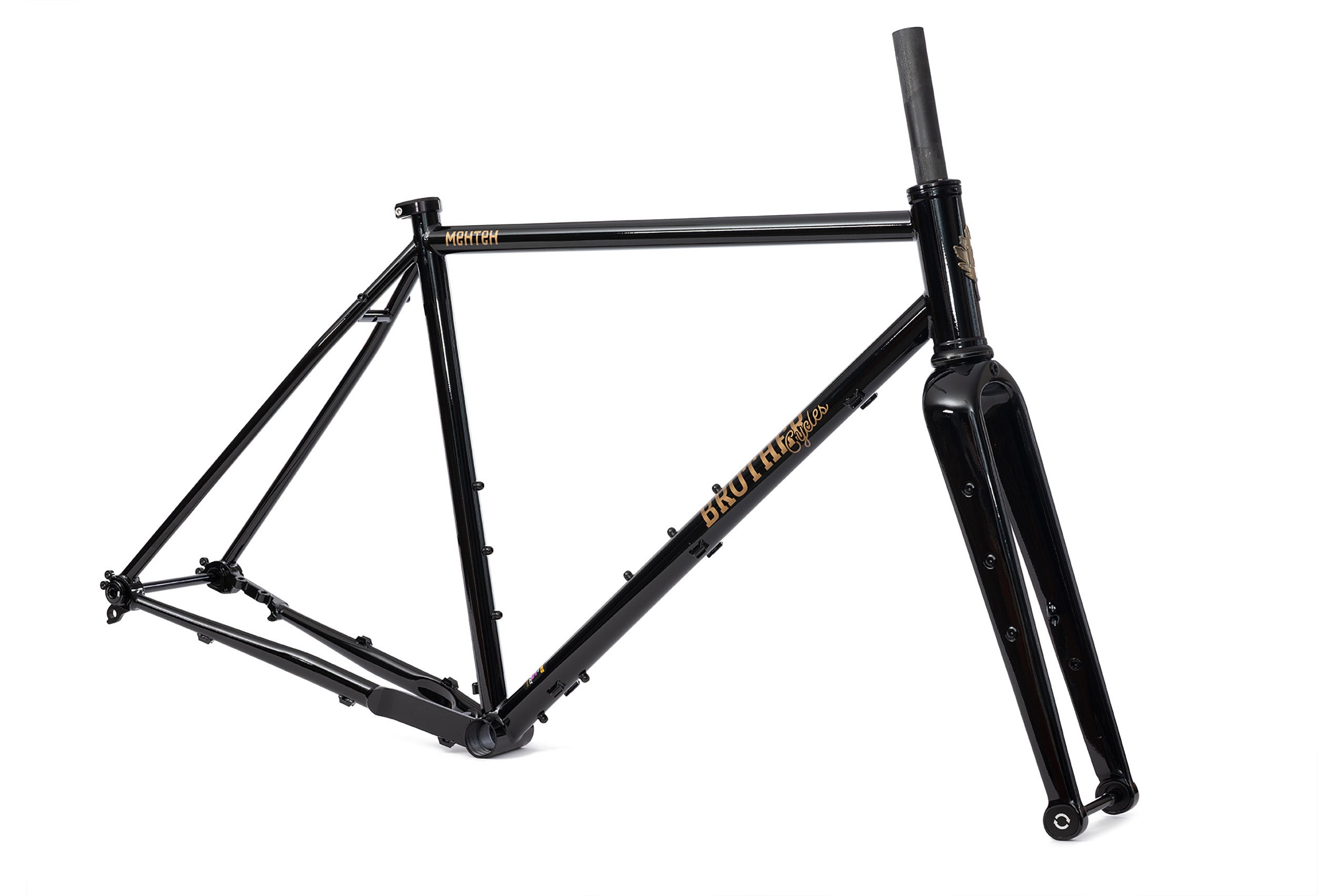Brother Cycles - MEHTEH Rahmen-Set - Stealth Black / Gold
