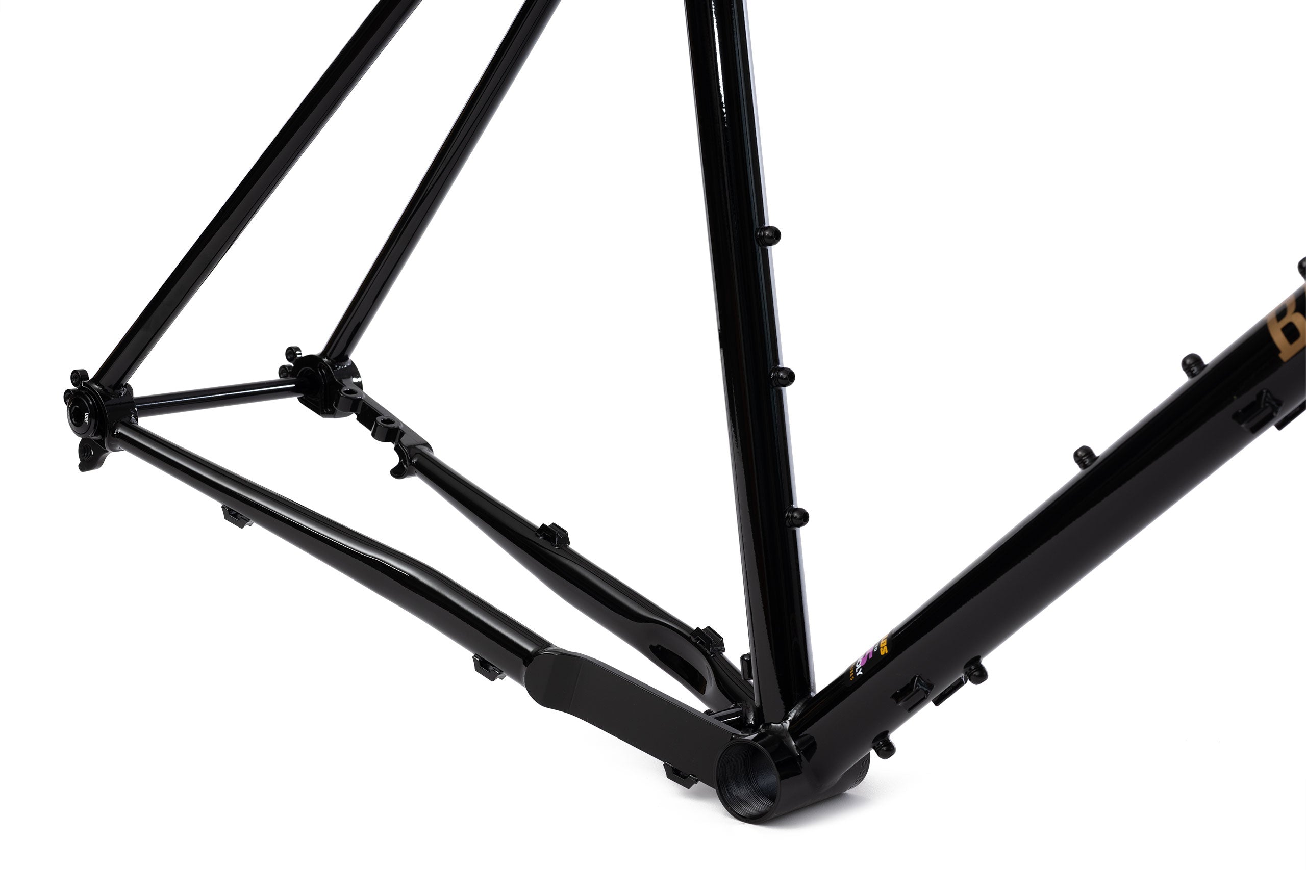 Brother Cycles - MEHTEH Rahmen-Set - Stealth Black / Gold