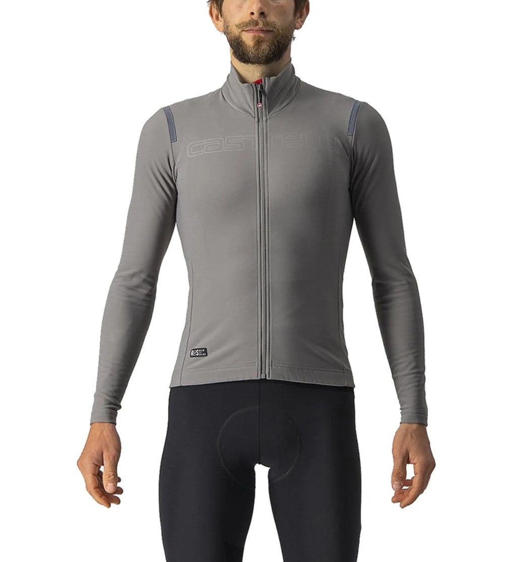 Castelli TUTTO NANO RoS Longsleeve, Nickel Grey