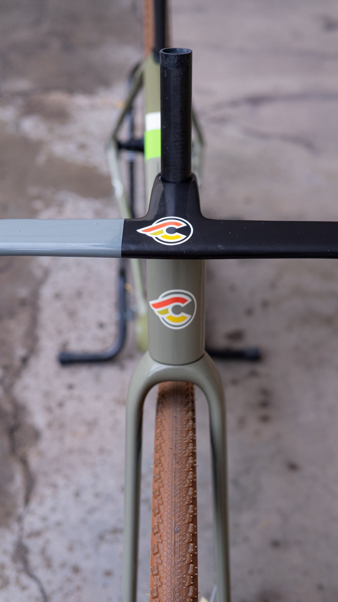 Cinelli KING ZYDECO II Carbon Rahmen-Set, Sage Rover - Small