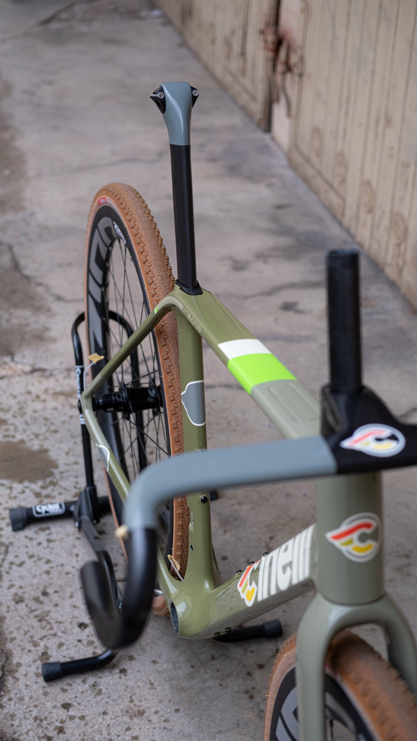 Cinelli KING ZYDECO II Carbon Rahmen-Set, Sage Rover - Small