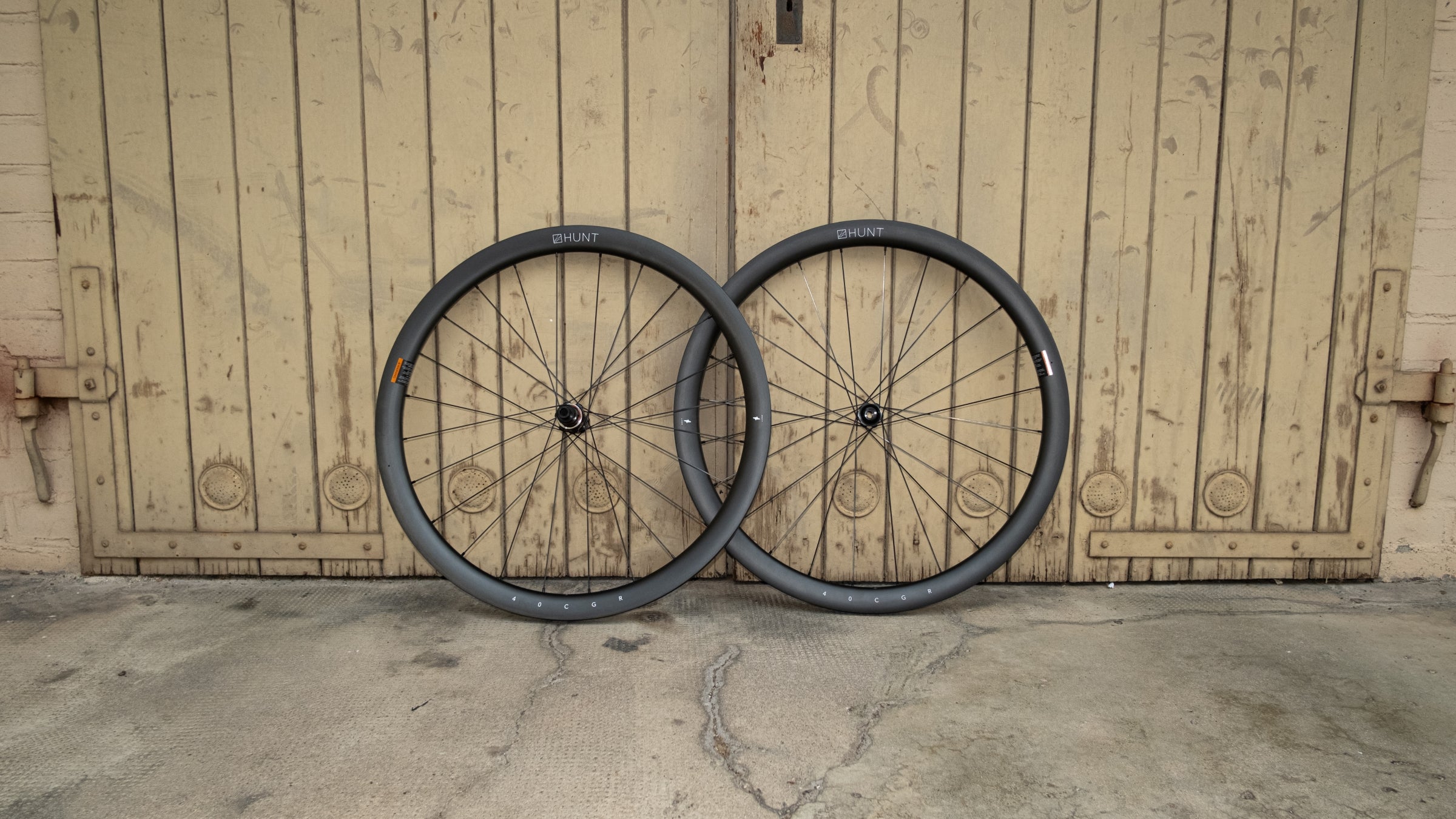 HUNT 40 Carbon Gravel Race Laufradsatz Tubeless, Centerlock