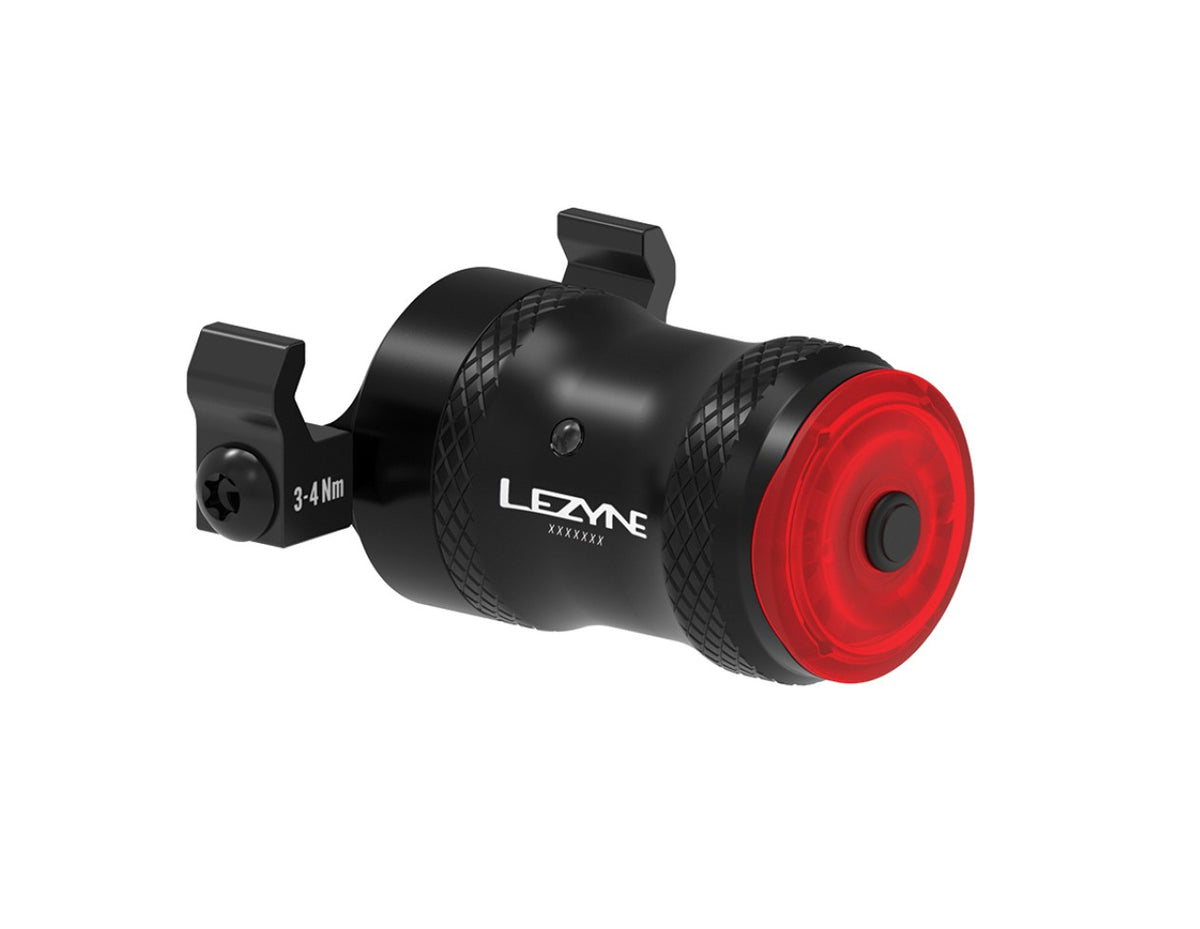 Lezyne Saddle StVZO Ai ALERT Rücklicht, USB-C, Aluminium, Sattelhalterung