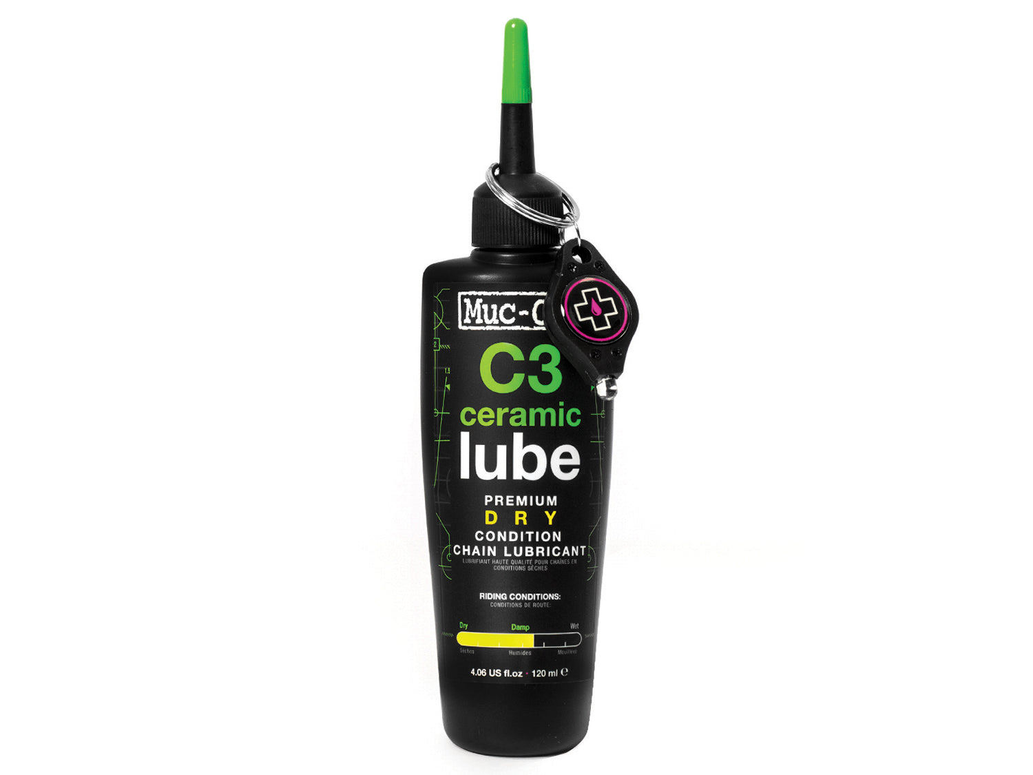 Muc-Off C3 Dry Ceramic Lube Chain Oil - 120ml