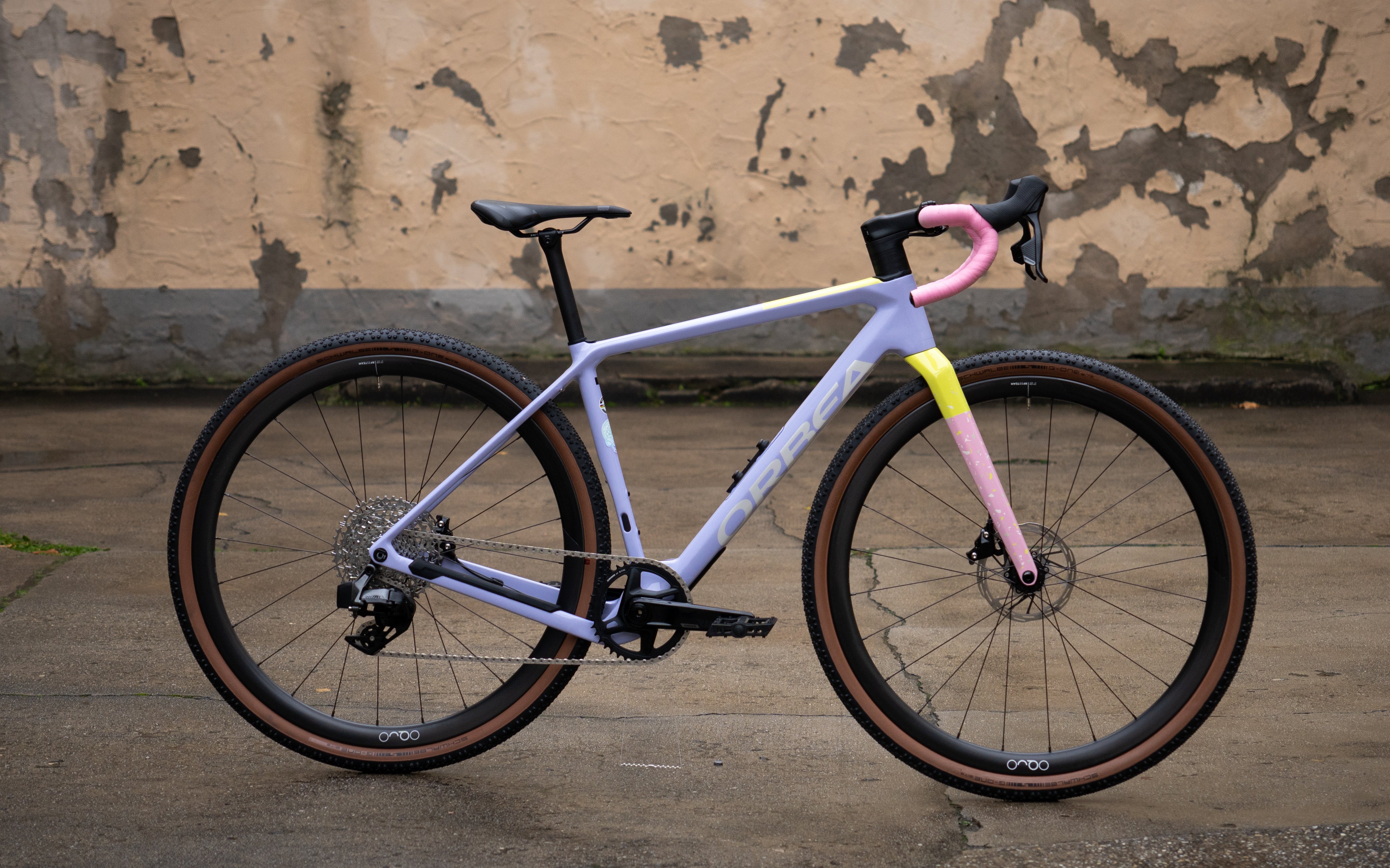 Orbea TERRA M31eTEAM 1x Carbon, MyO Lavender/Lime/Pink - Small