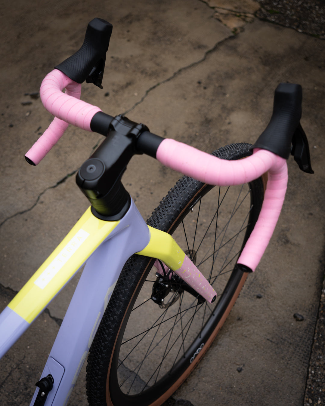 Orbea TERRA M31eTEAM 1x Carbon, MyO Lavender/Lime/Pink - Small