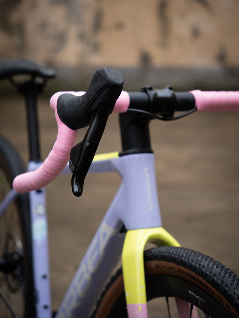 Orbea TERRA M31eTEAM 1x Carbon, MyO Lavender/Lime/Pink - Small