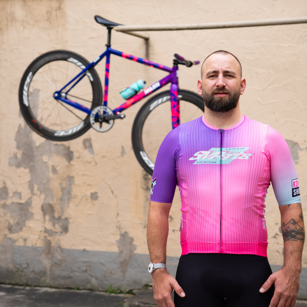 coole rennrad trikots SMParts. Aero Race Kurzarm Trikot