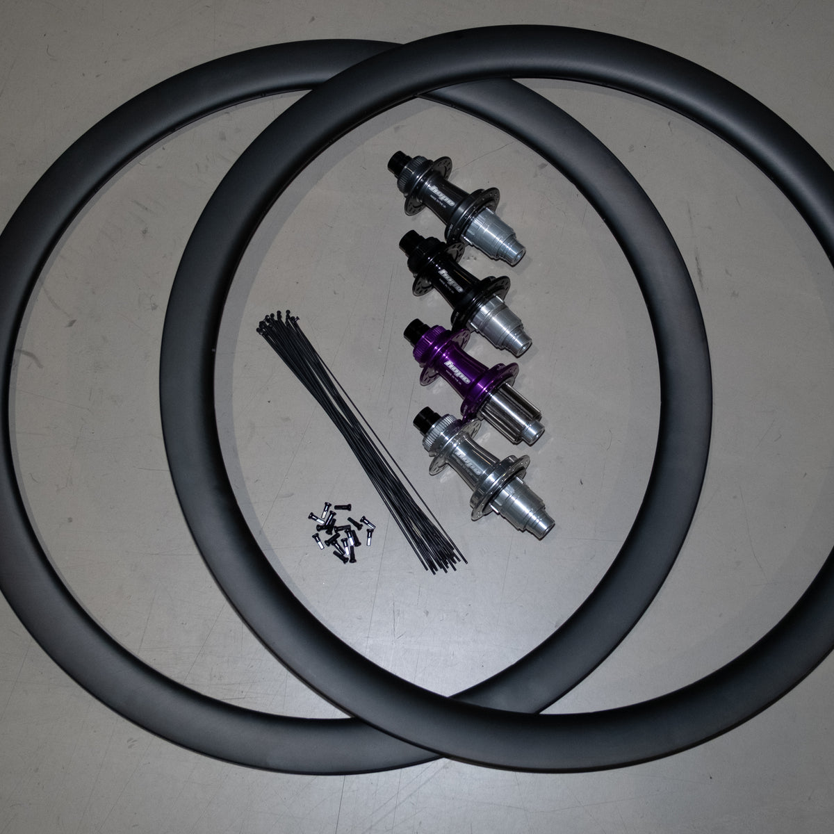 hope rennrad laufradsatz SMParts. Force 43 TLR UD Matt x HOPE RS4 Road 24/24 Loch Laufradsatz