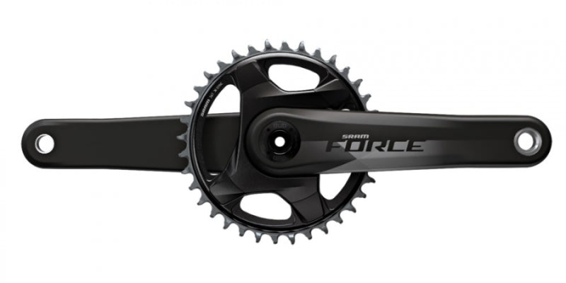 SRAM FORCE AXS Kurbelgarnitur, 175mm - 46 Zähne DUB Schwarz