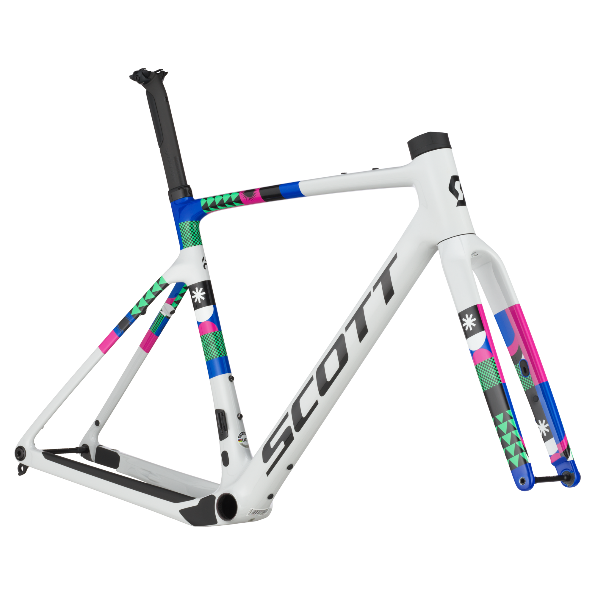 Scott Addict Gravel RC HMX Carbon Rahmen-Set - Beluga Grey