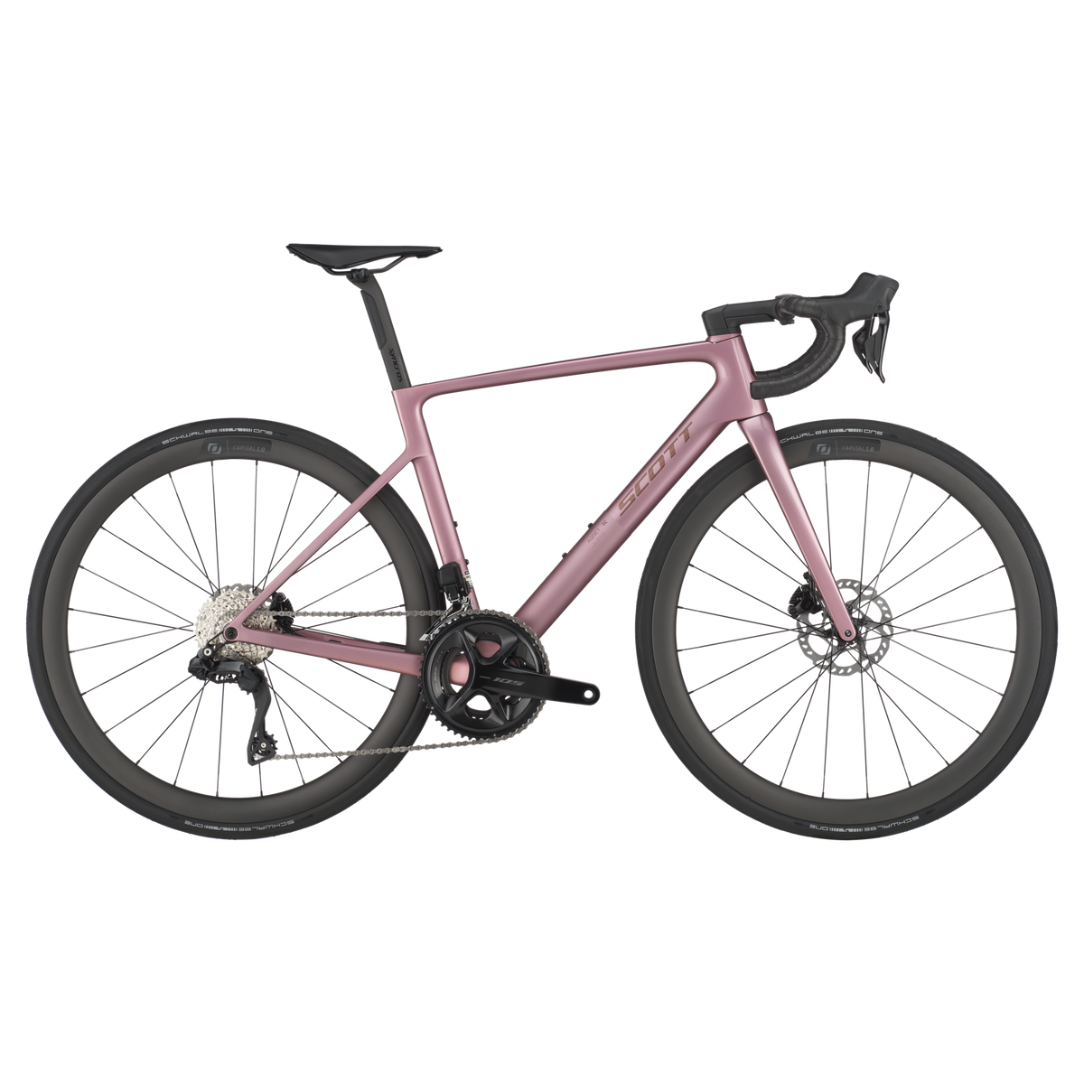 Scott Addict RC 30 (2025) Rennrad, Shimano 105 Di2 2x12 - Ash Pink