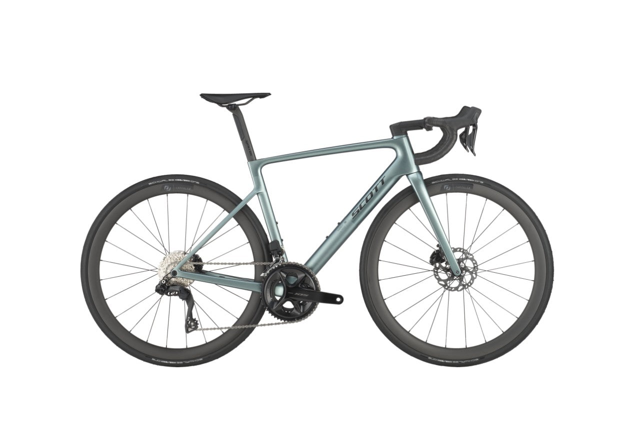 Scott Addict RC 30 (2025) Rennrad, Shimano 105 Di2 2x12 - Whale Grey
