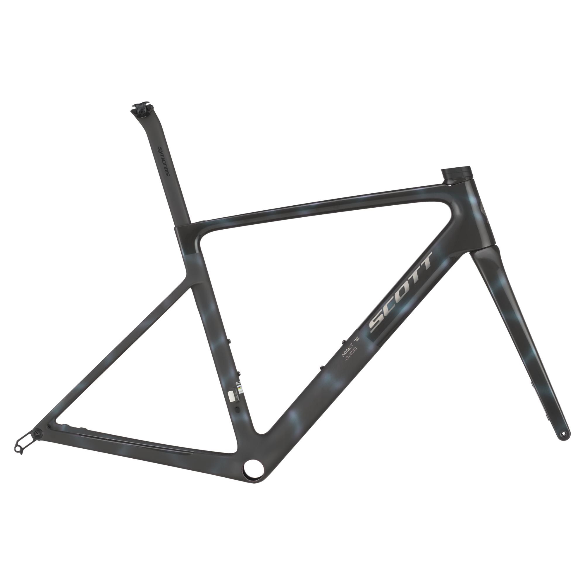 Scott Addict RC Ultimate HMX SL Carbon Rahmen-Set, Sunbeam Black - 56cm/Large