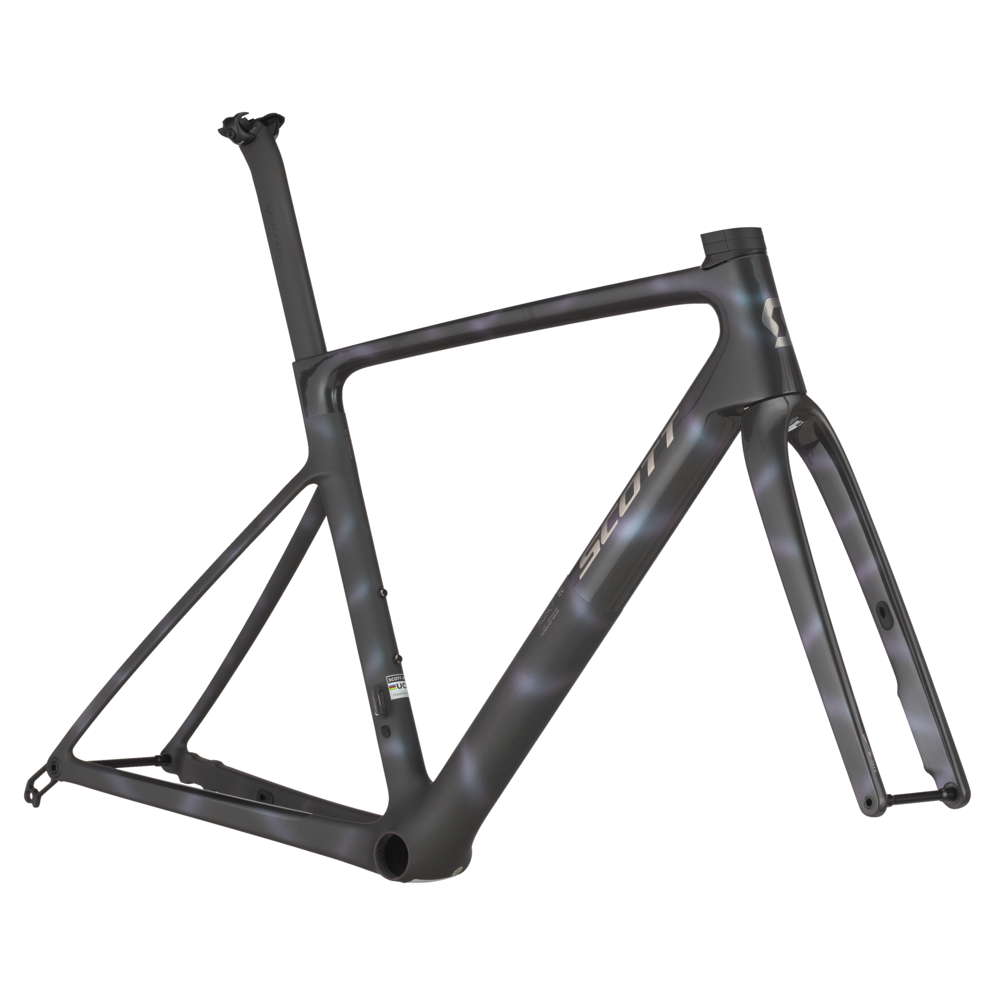 Scott Addict RC Ultimate HMX SL Carbon Rahmen-Set, Sunbeam Black - 56cm/Large