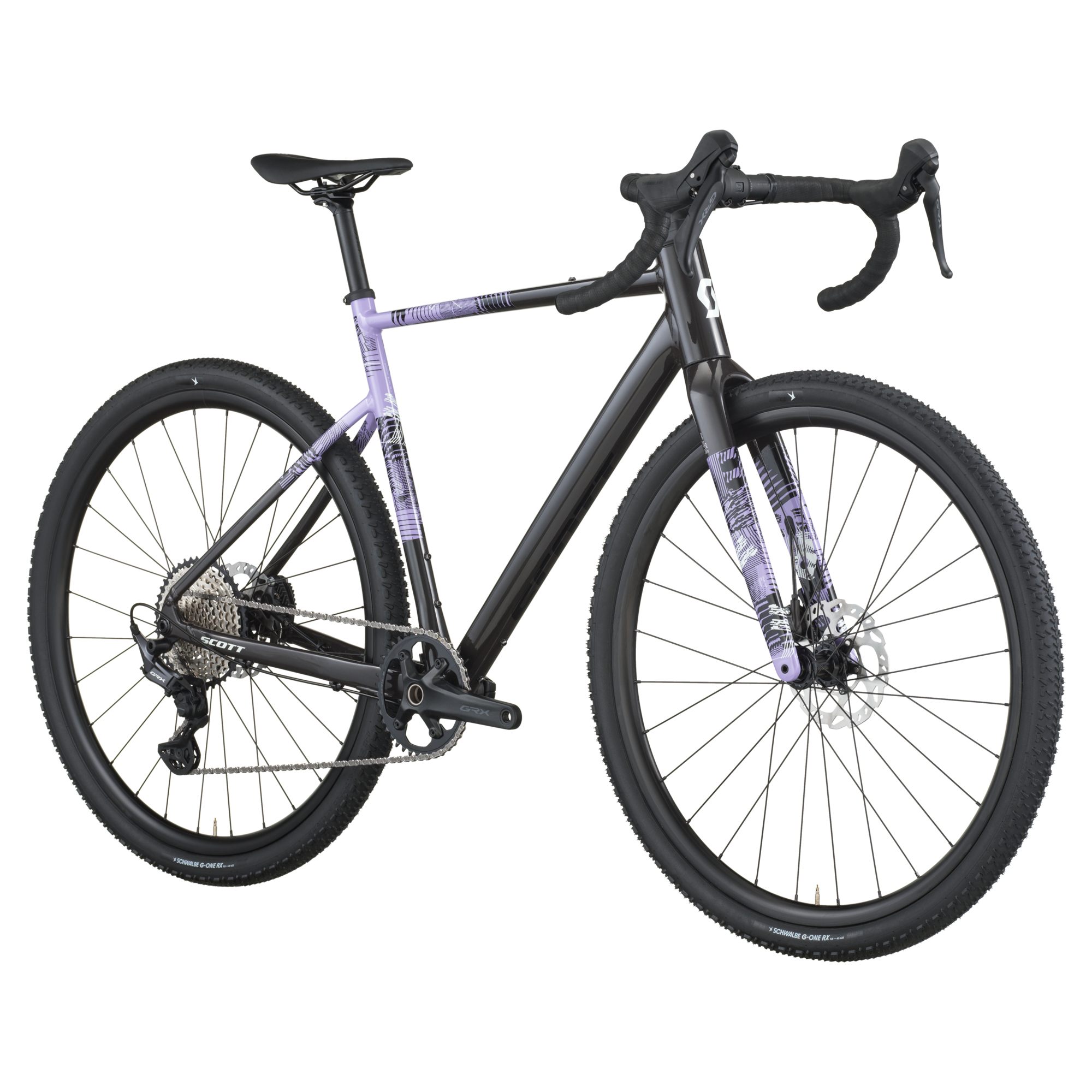 Scott Speedster Gravel 10 - Carbon Black / Tulip Purple
