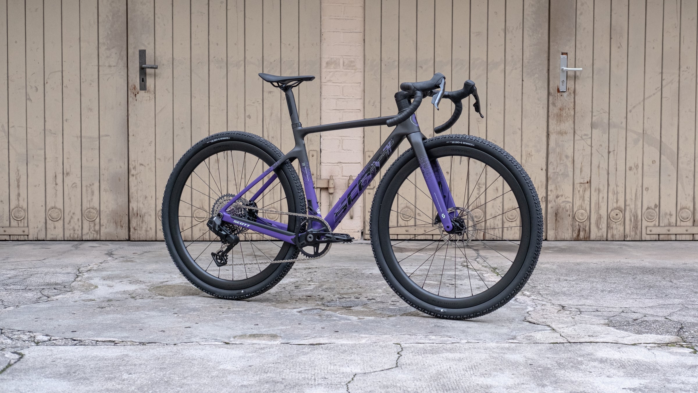 Scott Addict Gravel 20 - Carbon Black / Indigo Purple