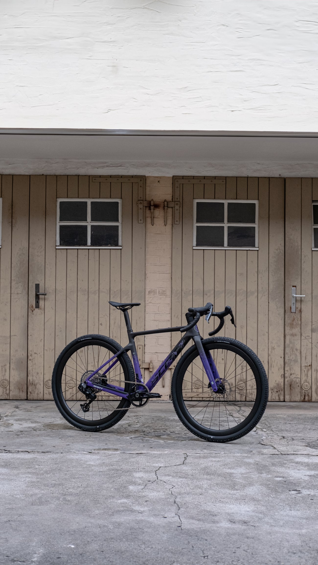 Scott Addict Gravel 20 - Carbon Black / Indigo Purple