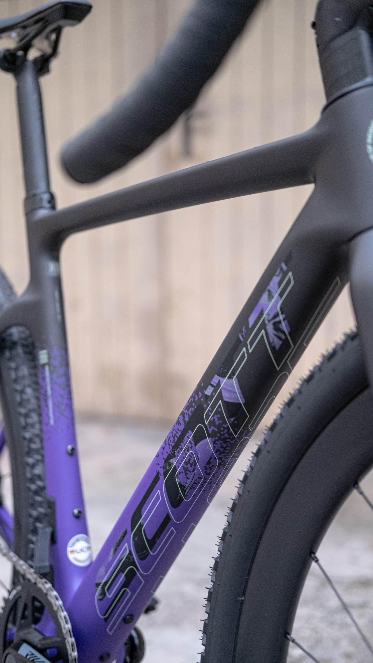 Scott Addict Gravel 20 - Carbon Black / Indigo Purple