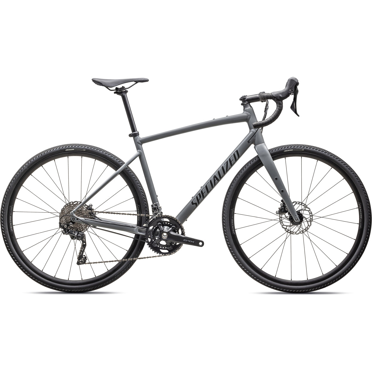 Specialized DIVERGE E5 Elite, Shimano GRX - Satin Ashen Grey / Obsidian