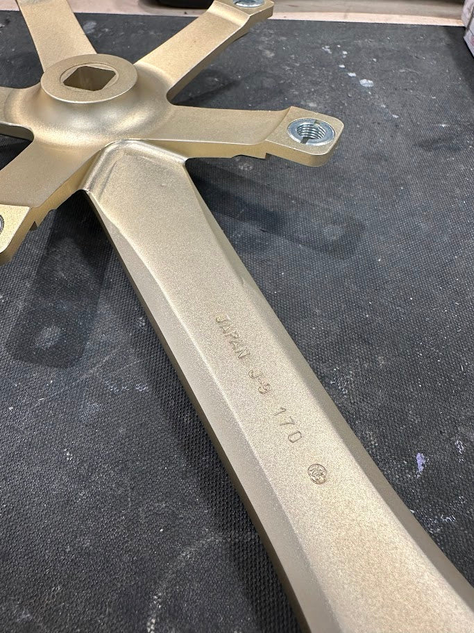 Sugino SG75 NJS "Grand Mighty" Kurbelarme, 170mm - Gold