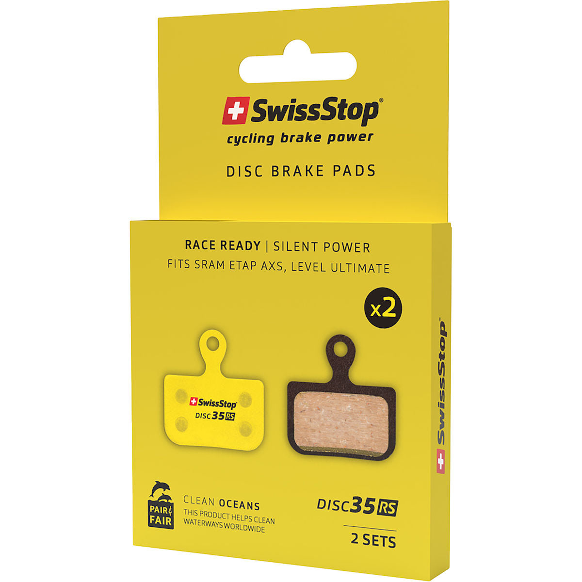 SwissStop Scheibenbremsbeläge Disc 35 RS, (2er Set, 4 Stk.)