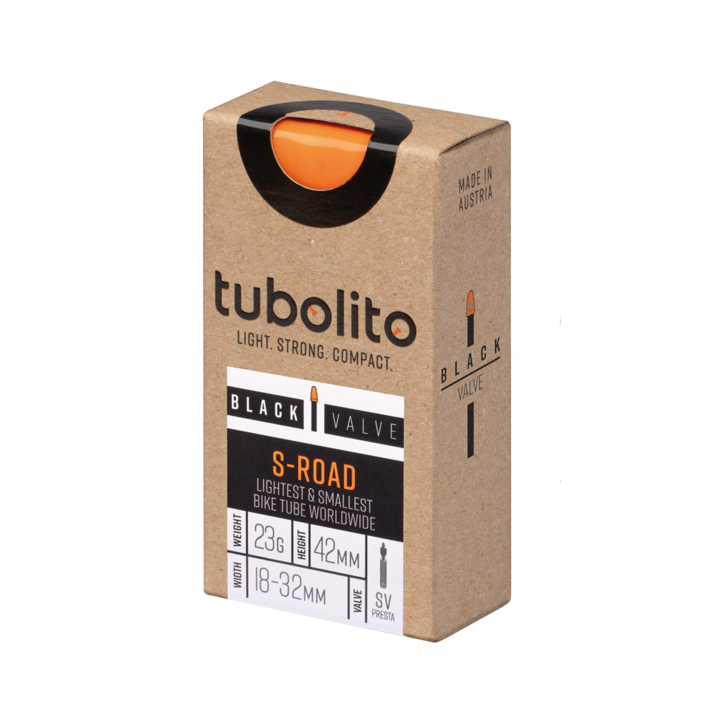 Tubolito S-Tubo-ROAD 28"/700c Schlauch - Schwarzes Ventil
