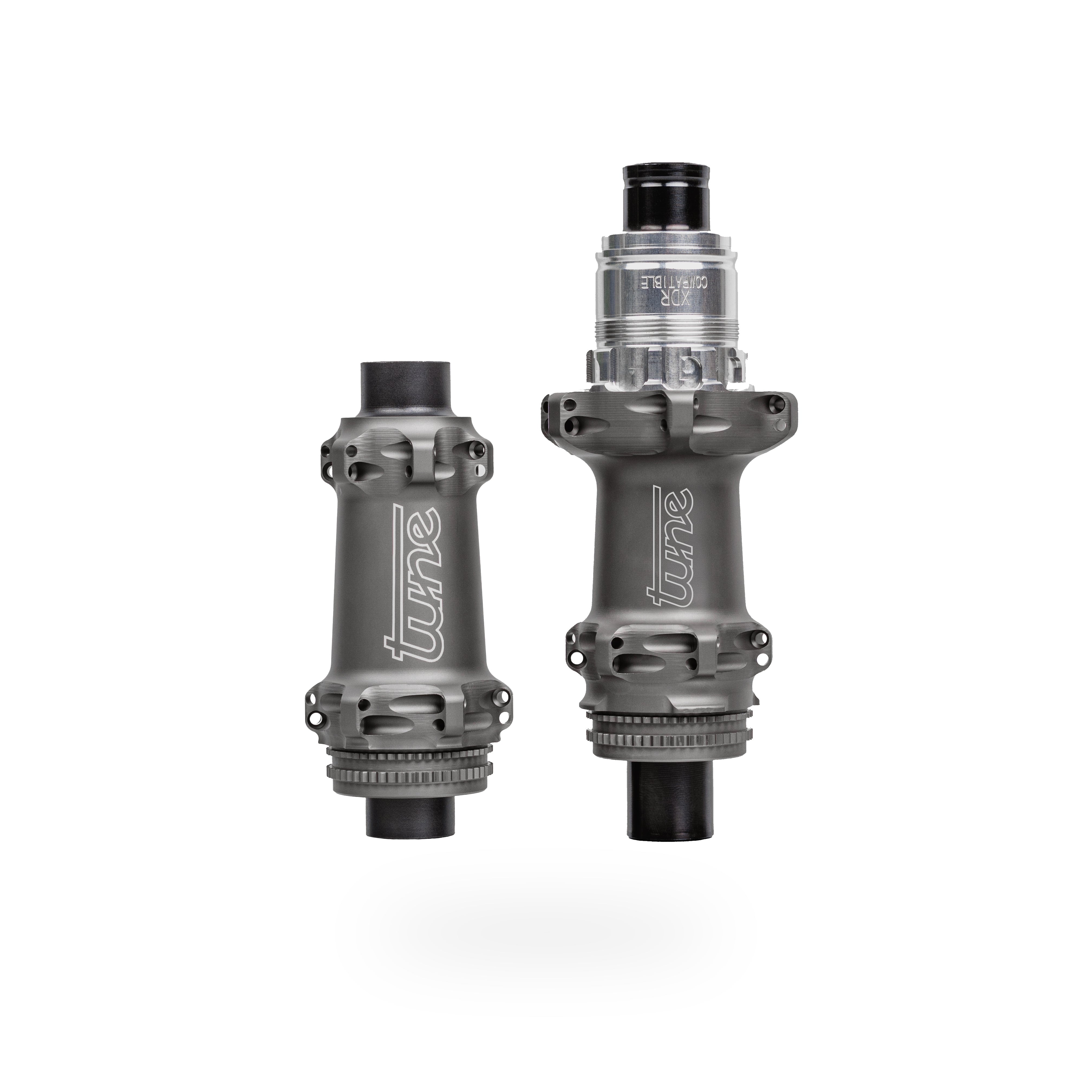 TUNE Yokto Centerlock 24 Loch, Naben-Set, 12x100/142mm, XDR-Body, Ceramic Bearing - Grey