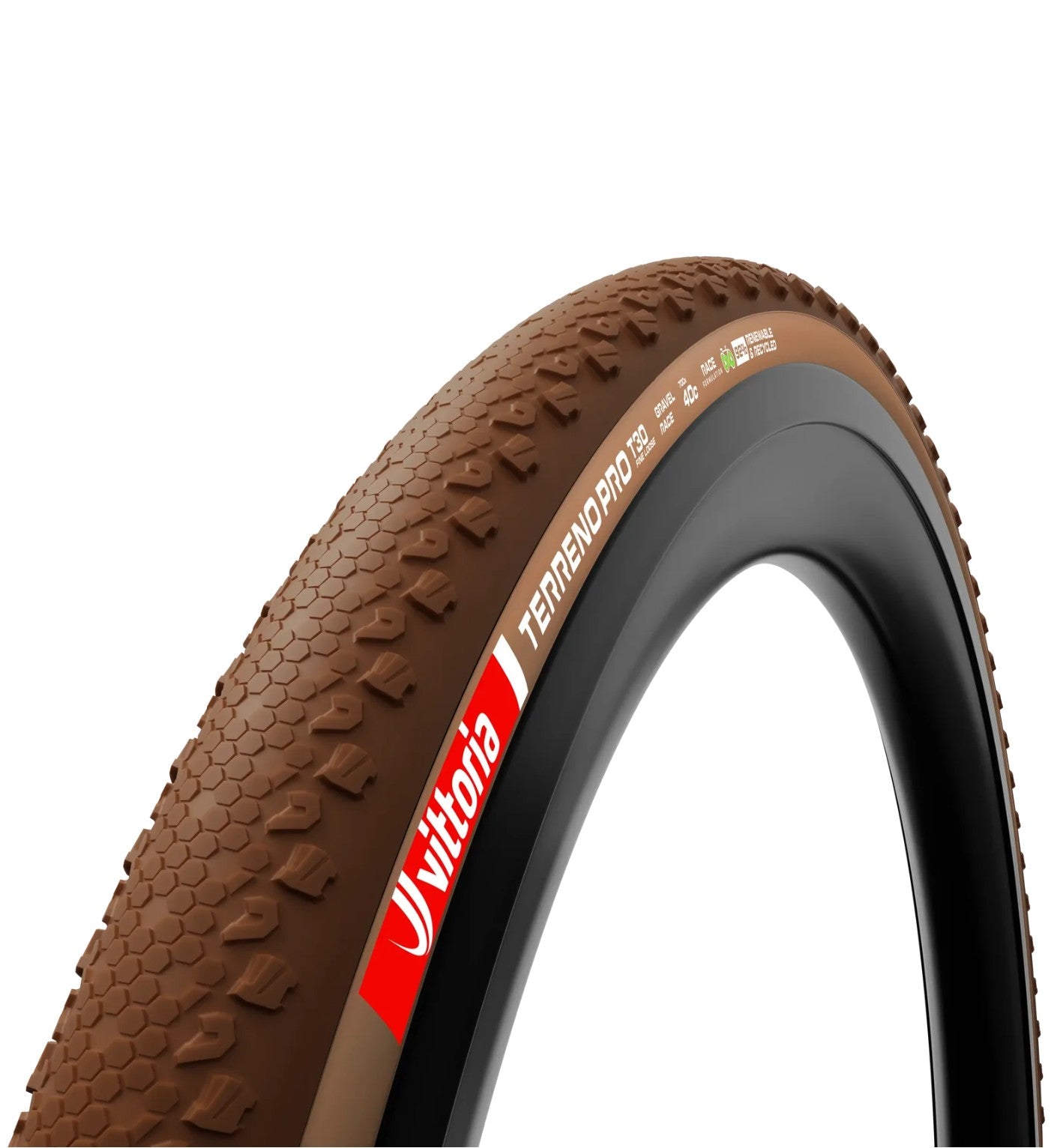 Vittoria Terreno PRO T30 Fine Loose Gravel Race - Natural Brown