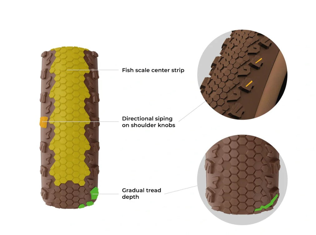 Vittoria Terreno PRO T30 Fine Loose Gravel Race - Natural Brown