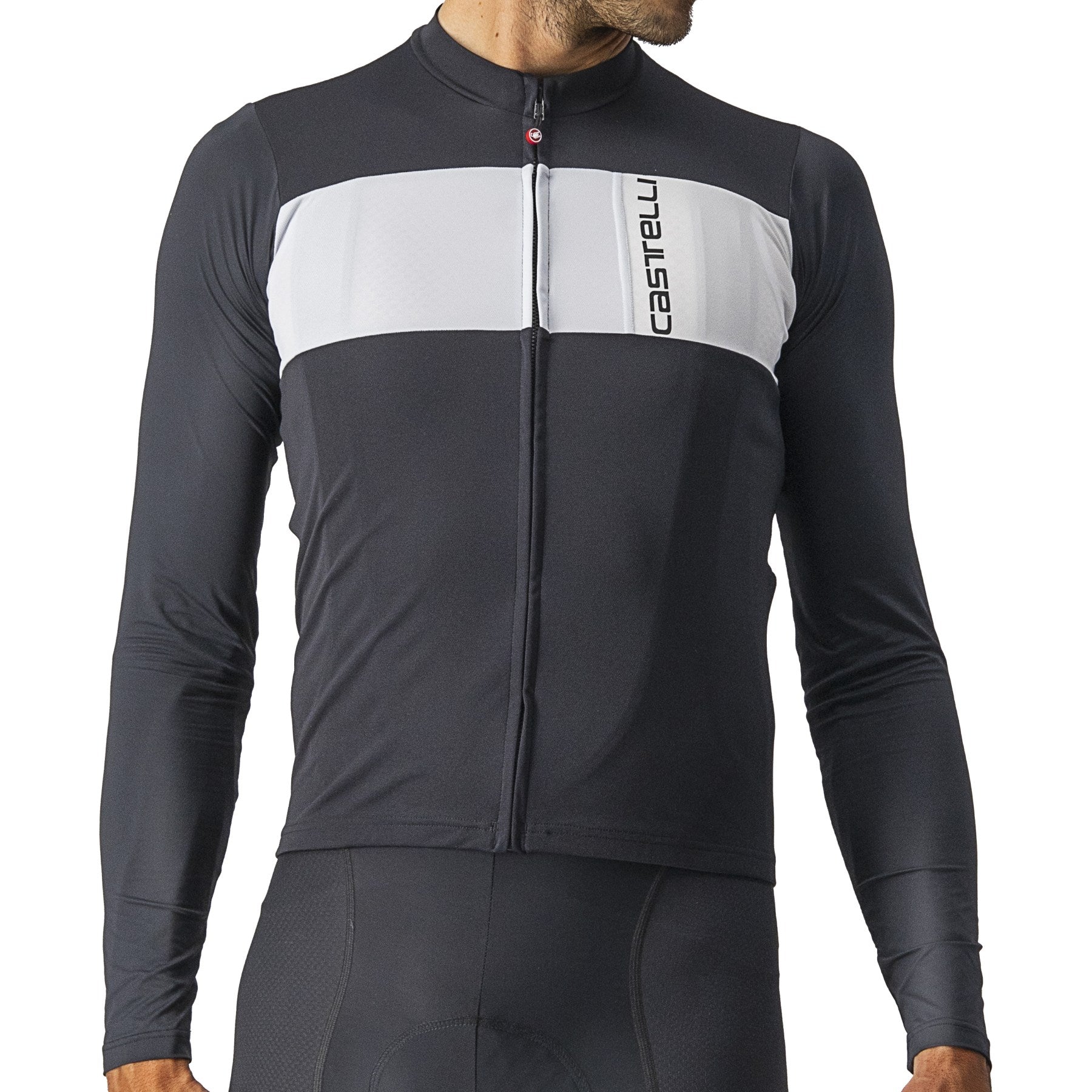 Castelli PROLOGO 7 Longsleeve Jersey, Light Black