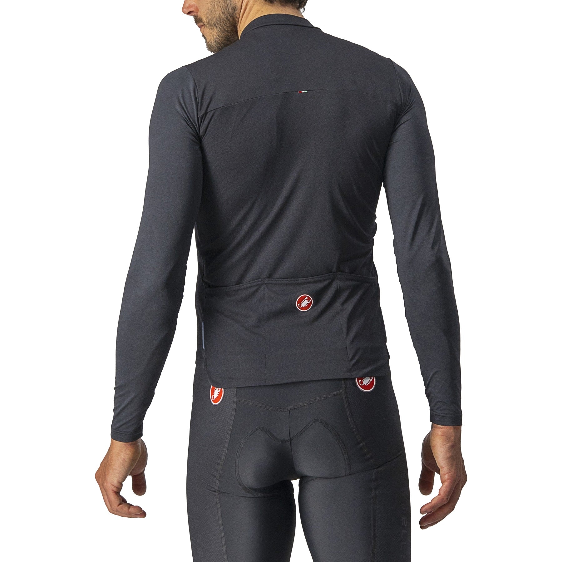 Castelli PROLOGO 7 Longsleeve Jersey, Light Black