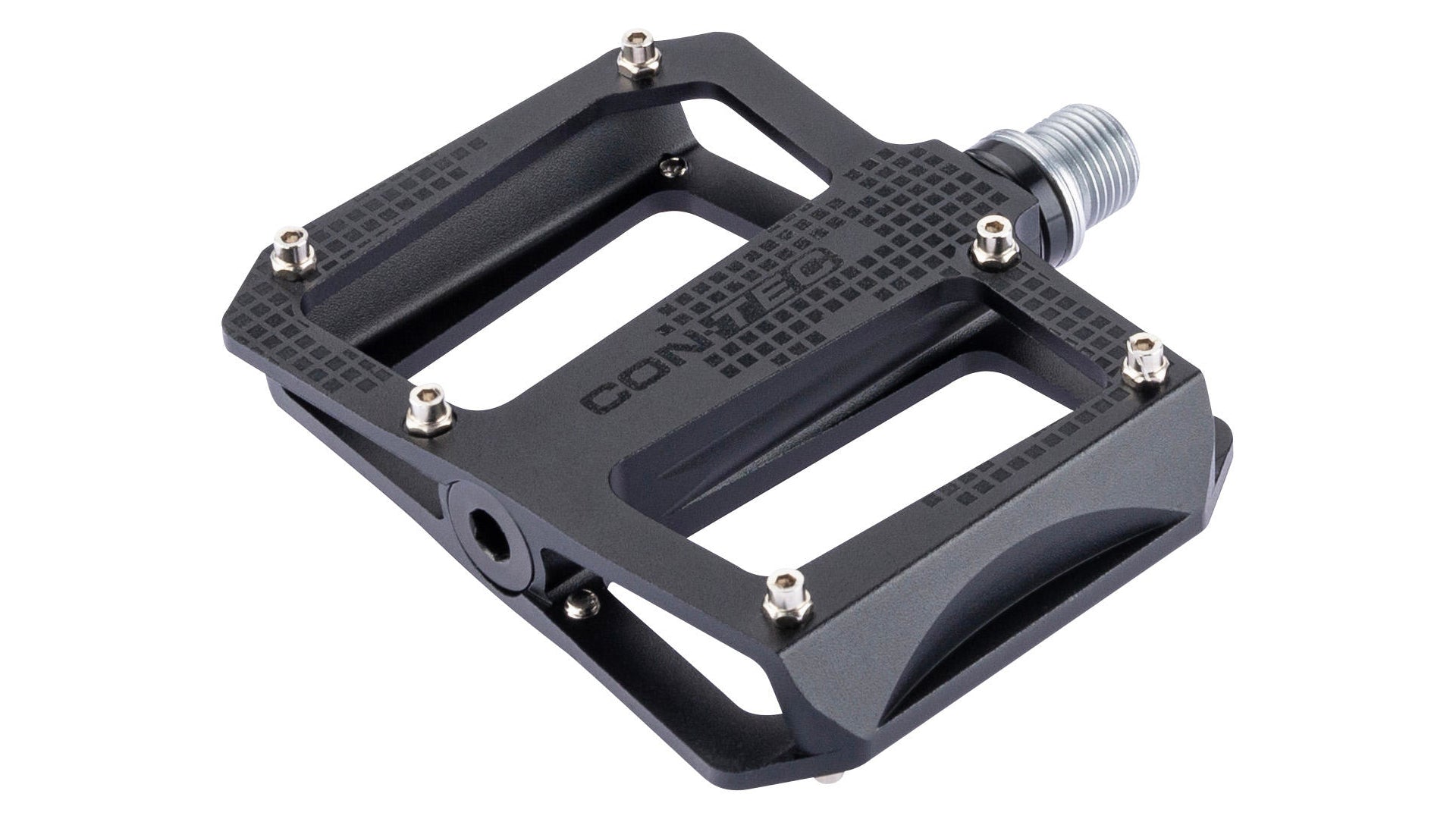 Contec Plattform Pedal Pitchblack, Aluminium - Matt-Schwarz