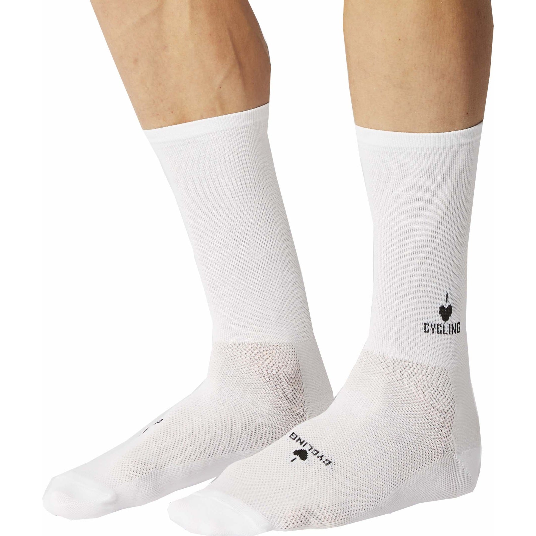 FINGERSCROSSED #Classic Iconic I Love Cycling - Weiß