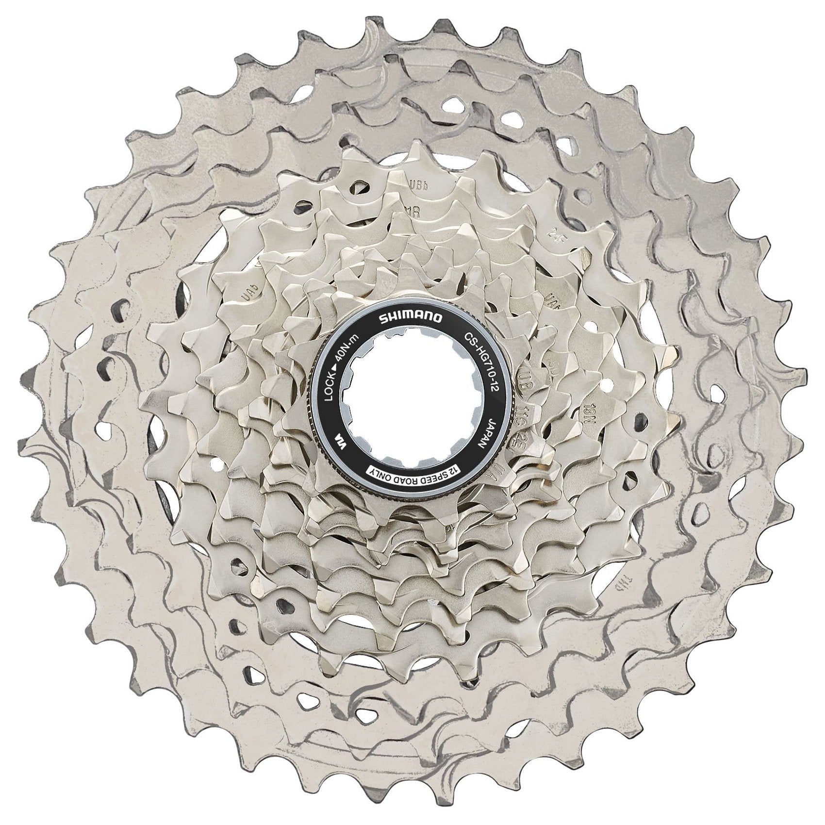 Shimano CS-HG710 cassette - HyperGlide | 12-speed - 11-36 teeth