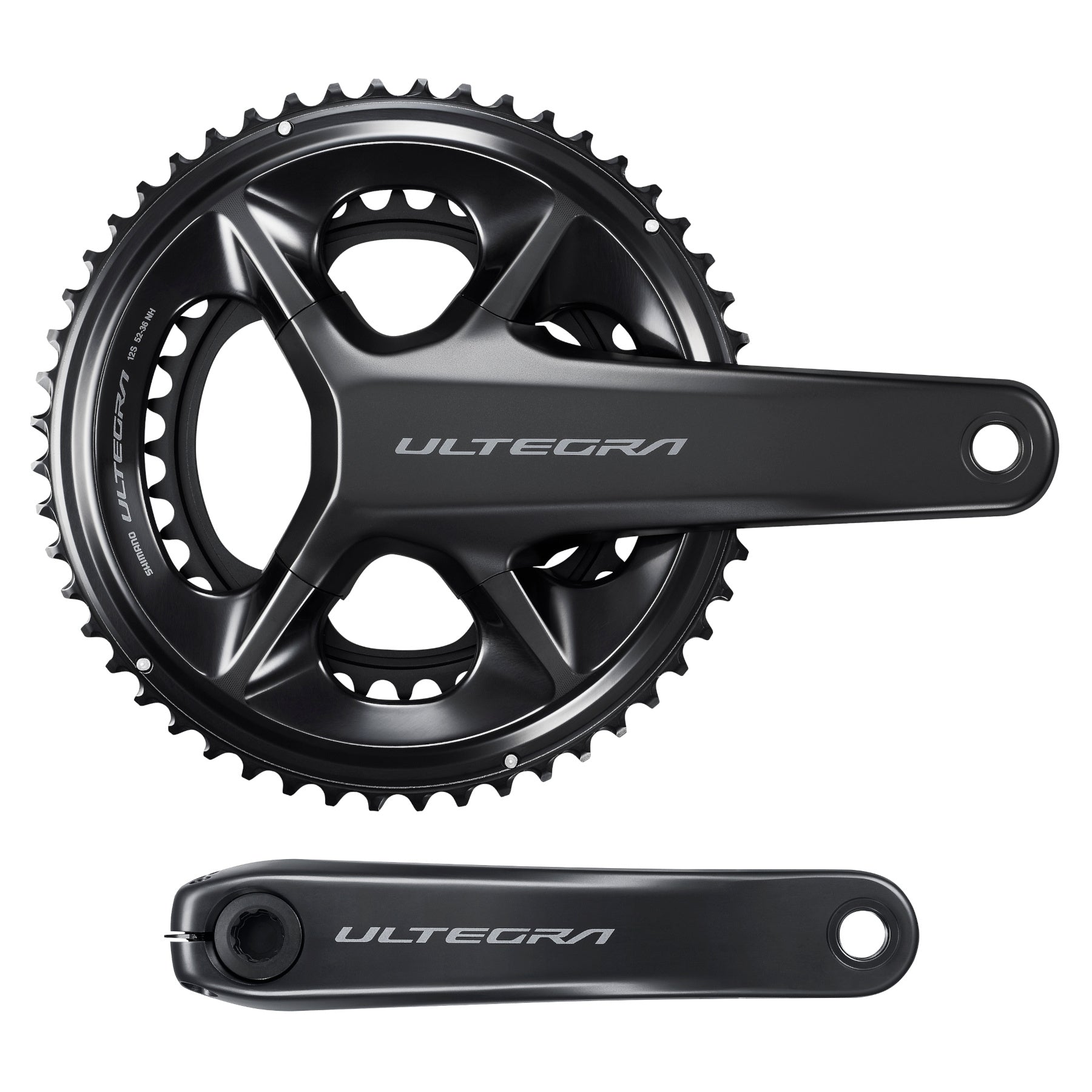 Shimano ULTEGRA FC-R8100 2x12 crankset, 175mm - 50/34 teeth black