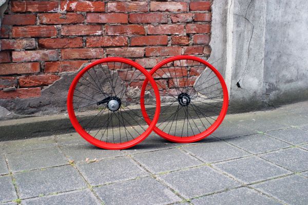 SM-Parts Cruiser Front Wheel 24" 80mm Red