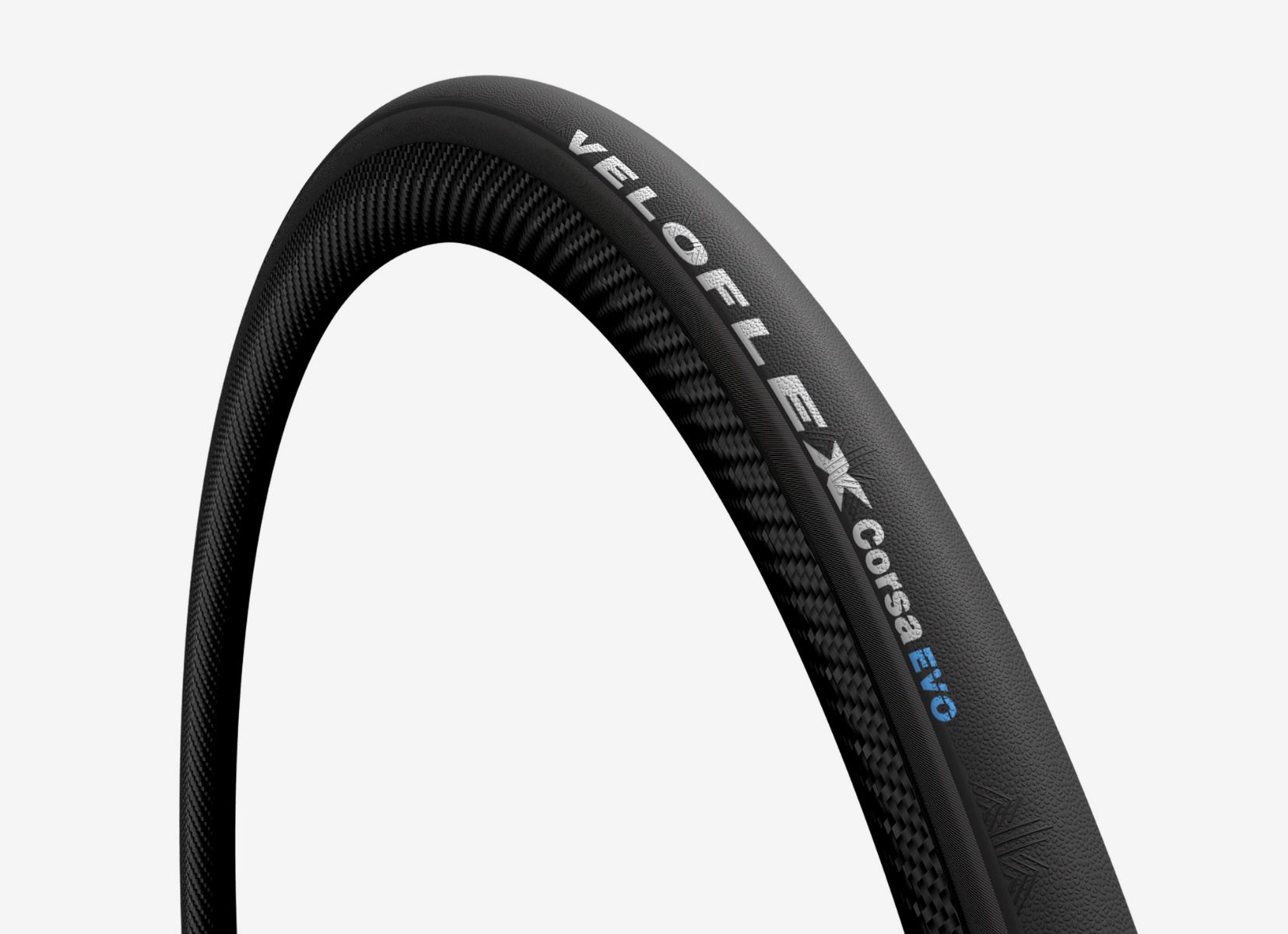 Veloflex CORSA EVO Schwarz - Open Tubular Faltreifen