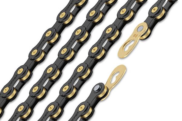 Wippermann Connex 10SB Black Edition, 10-fach Kette Schwarz/Gold