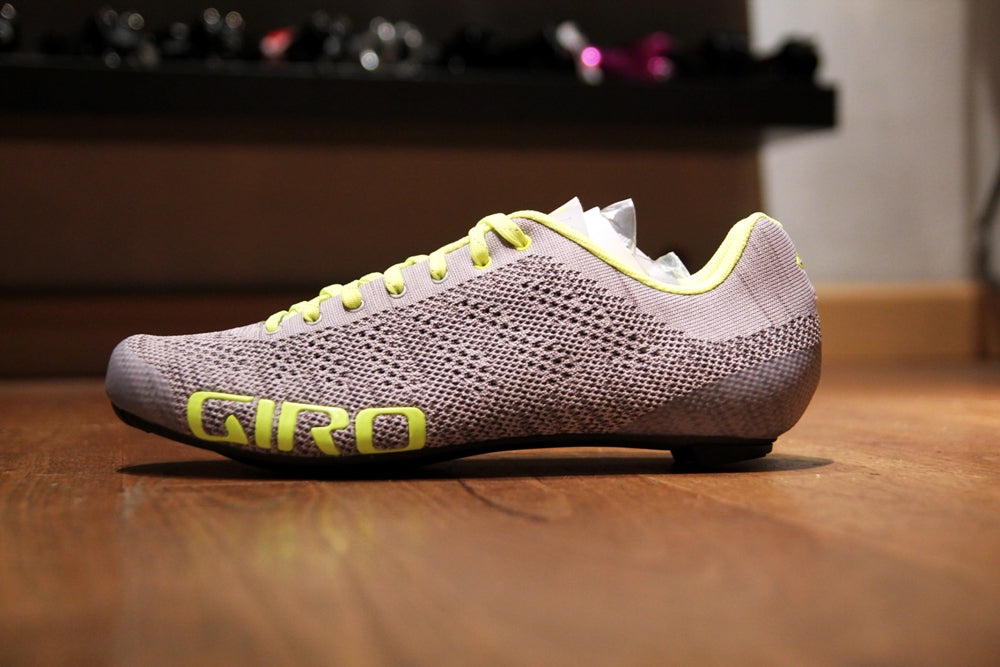 Giro Empire E70 Knit 18 - Grey Heather/Highlight Yellow