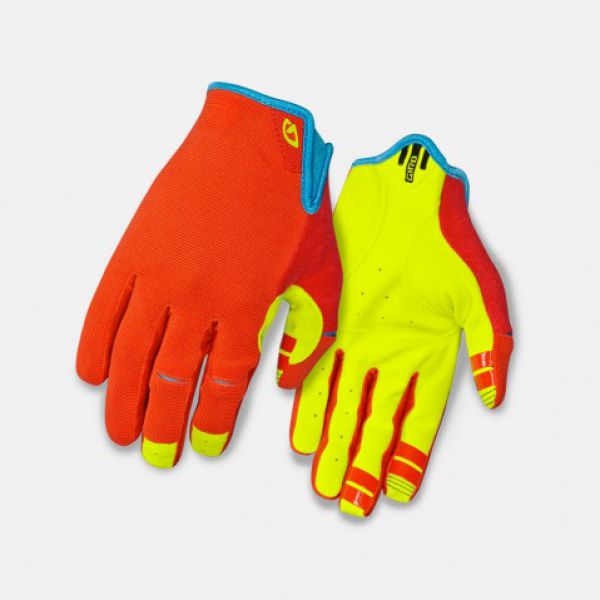 Giro DND Ganzfinger Handschuh - Rot/Gelb/Blau