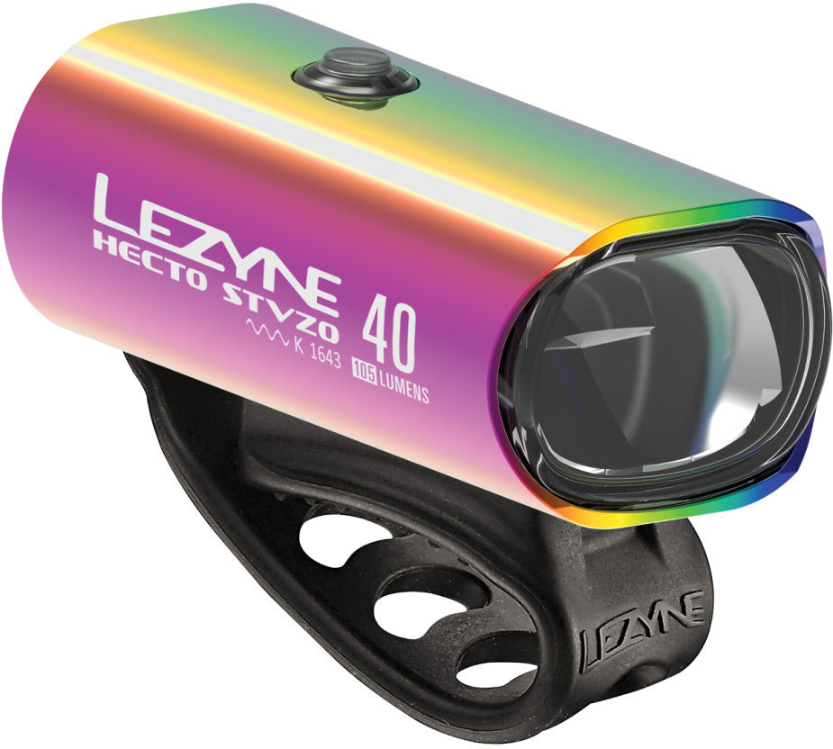 Lezyne Hecto Drive 40 Frontleuchte STVZO LED -2020- Neo Metallic