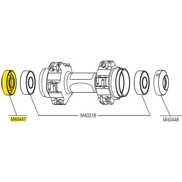Mavic Lagereinstellschraube für Ellipse Hinterradnaben - M40447