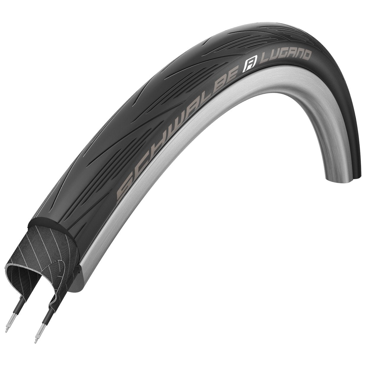 Schwalbe Lugano Endurance Active 700x25c Schwarz